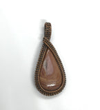 Wave Hill Dolomite Pendant wrapped in Copper