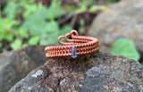 Woven Copper Adjustable Ring