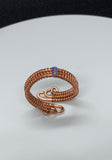 Woven Copper Adjustable Ring