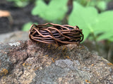 Twisted Copper Ring - Size 6
