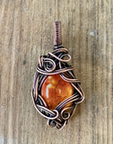 Mookaite and Copper Chaos Pendant