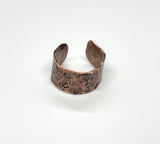 Handmade Textured Copper Ear Cuff. 