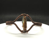Kyanite and Copper Cuff Bracelet