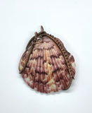 Colorful Natural Sea Shell Pendant wrapped in copper. Adds a touch of nature-inspired beauty to your look.