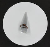 Sophisticated Brown Pearl and Copper Ring - size 10