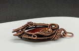 Mookaite and Copper Pendant