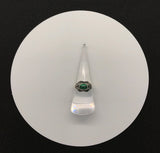 Malachite and Sterling Silver Ring - size 7