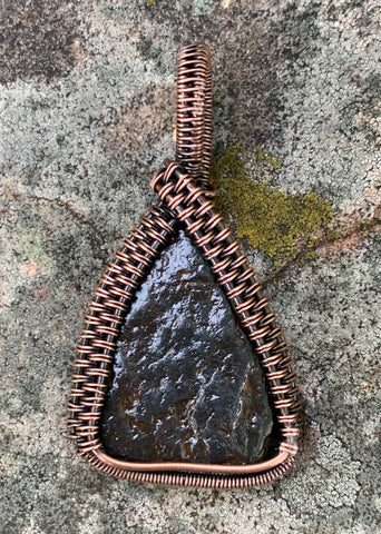 Canyon Diablo Meteorite Pendant in Copper