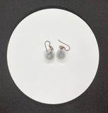 Hypoallergenic Moondust Opalite and Glass Bead Earrings