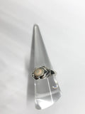 Sterling Silver Opal Ring - Size 8