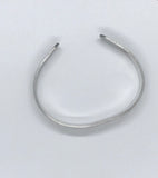Etched Rolling Waves Aluminum Cuff Bracelet