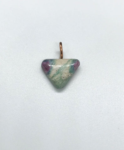 Ruby and Fuchsite Pendant