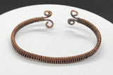 Rugged Unisex - Woven Copper Cuff - 8" & adjustable