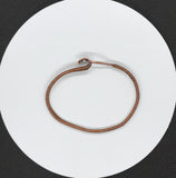 Unisex Coiled Copper Bracelet - 8"