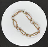 Men's Copper and Brass Sailors Knot Bracelet - 9 1/2"