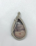 Stunning Sci-fi Jasper Pendant in Sterling Silver