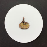 Handmade Plume agate pendant