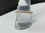 Exquisite Kyanite, Sterling and Fine Silver Ring - adjustable