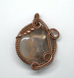 Shimmering Sunstone Pendant in Copper