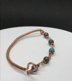 Calsilica and Copper Bracelet