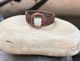 Unisex Woven Copper Ring - Size 11