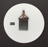 Black Onyx Framed Picture Jasper Pendant in Copper