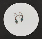 Handmade Calsilica and Copper Earrings