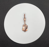 Etched Copper Guitar Pendant in Wire Wrapped Copper. Perfect for musicians or music fans! 