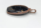 Pietersite Pendant in Sterling Silver and Copper