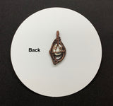 Iridescent Shiva Shell Pendant in Copper