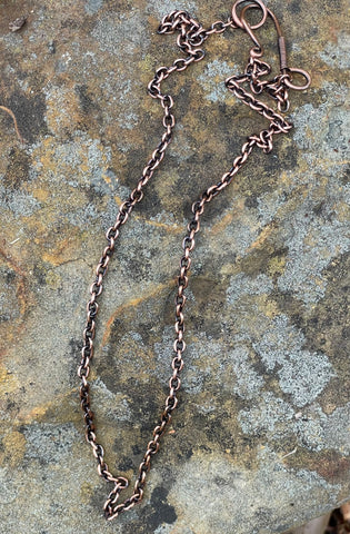 19" Copper Chain