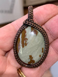 Owyhee Jasper and Copper Pendant