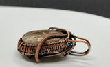 Charoite and Copper Pendant