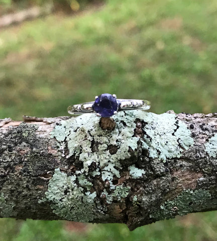 Iolite Ring in Sterling Silver - Size 8