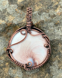 Reversible Shiva Shell Pendant in Copper