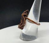 Swirling layers of handwoven copper weaves combine to make this stand out ring. 