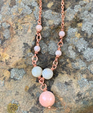 Shimmering Sunstone and Copper Necklace