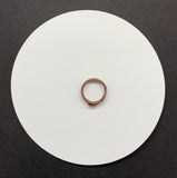 Swarovski Crystal and Copper Ring - size 8 1/2