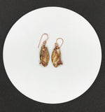 Elegant Picture Jasper and Copper Earrings