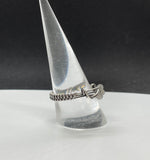 Sterling Silver and Labradorite Ring - size 9