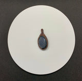 Facet Cut Lapis Lazuli Pendant in Copper