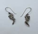 Sterling Silver Plated Fairy Earrings
