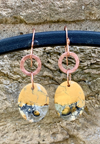 Maligano Jasper and Copper Earrings