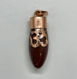 Copper Shiva Lingam Om Pendant