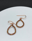 Glittering Glass Bead Earrings