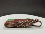 Copper Ore Pendant wrapped in Copper