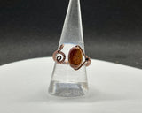 Adjustable Picasso Jasper and Copper Ring. 