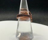 Sunstone and Copper Ring - adjustable size 6-6 1/2