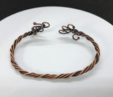 Twisted Copper Bracelet - adjustable