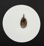 Stick Agate Pendant in Copper with a variety of intriguing patterns and colors. 